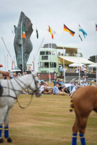 spectators watching a thai polo game