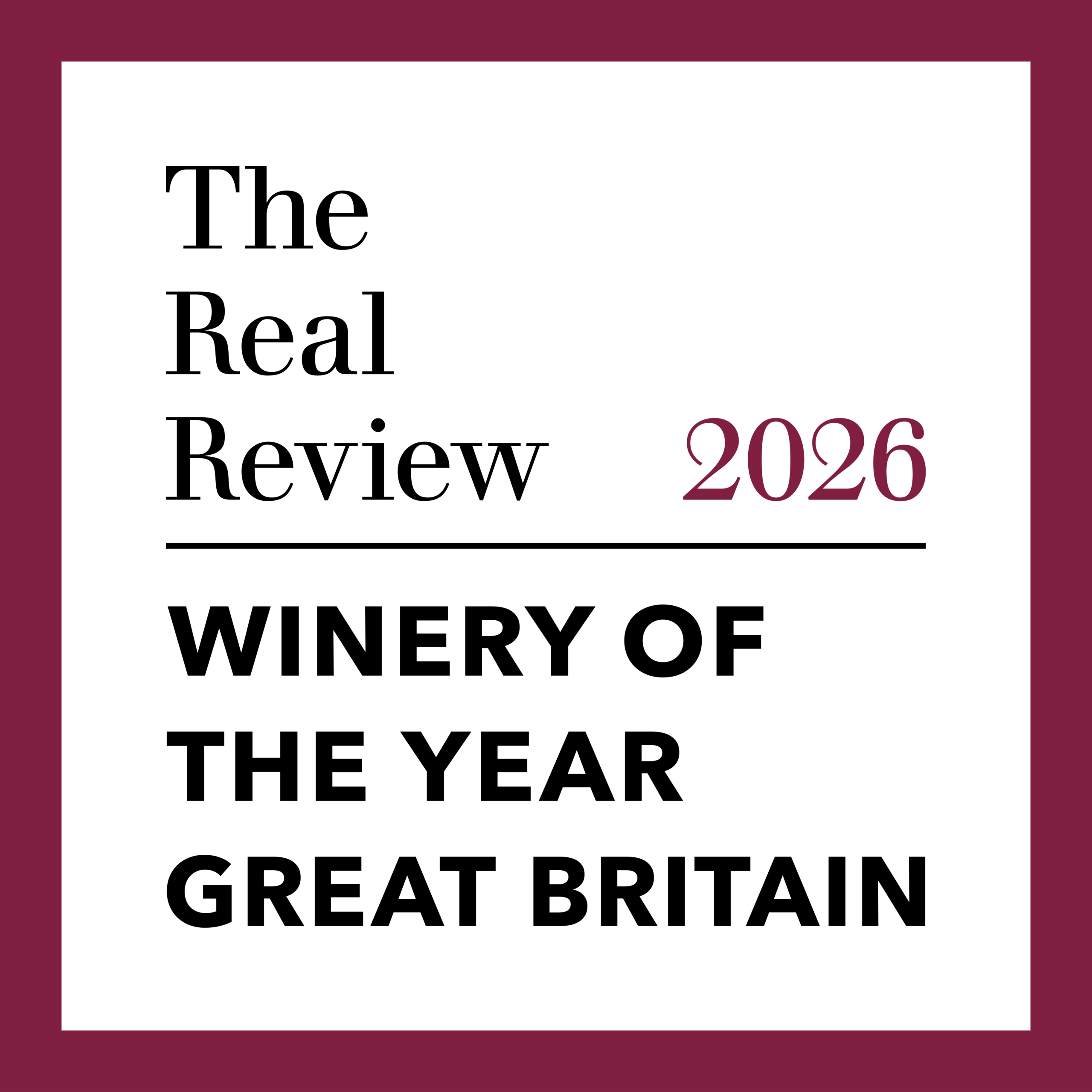The Real Review winery of the year Great Britain