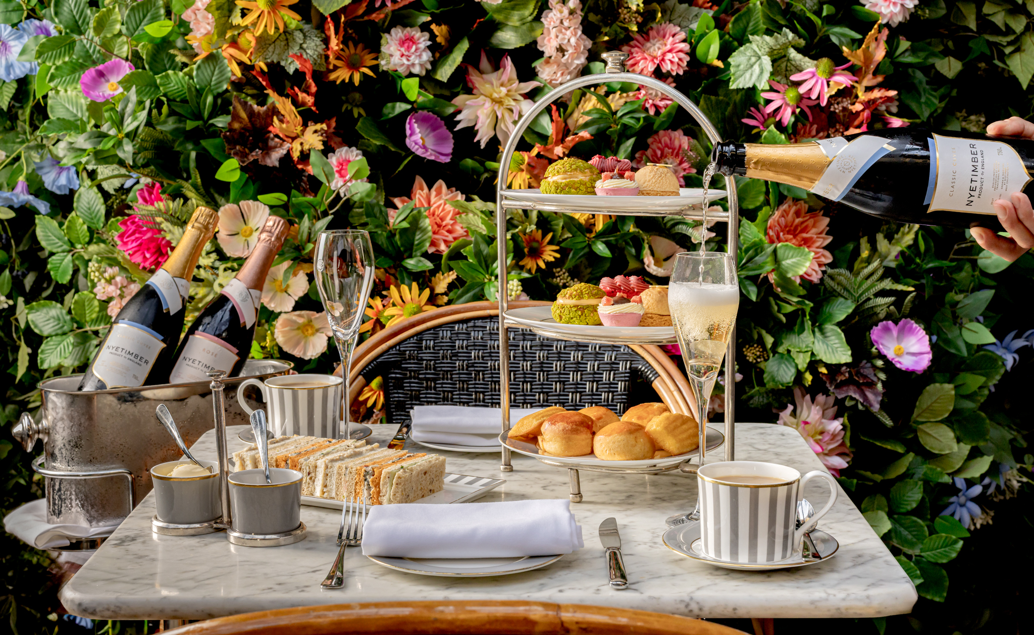 Nyetimber Afternoon Tea at The Dalloway Terrace