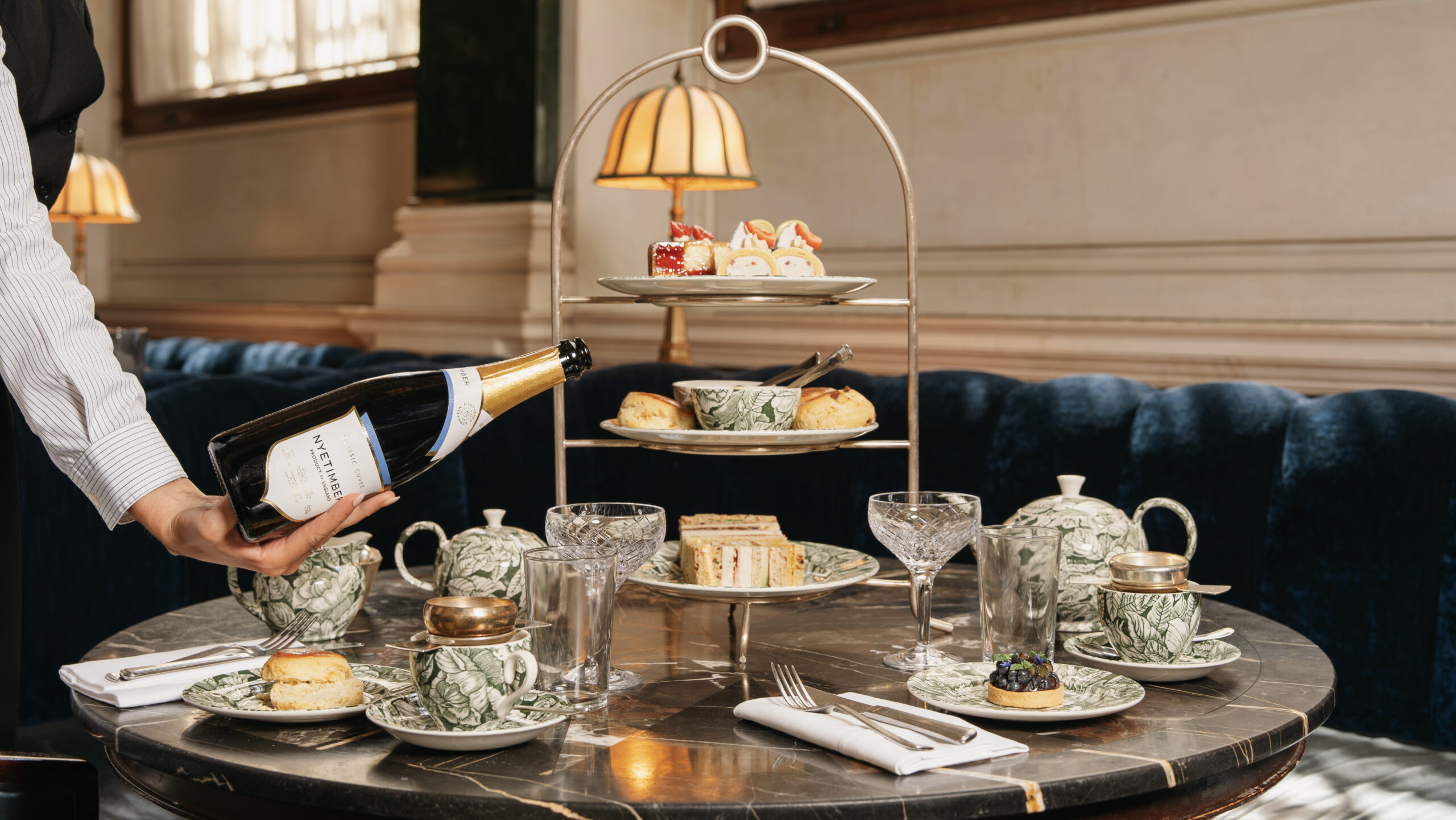 Nyetimber Afternoon Tea in Millie’s Lounge at The Ned