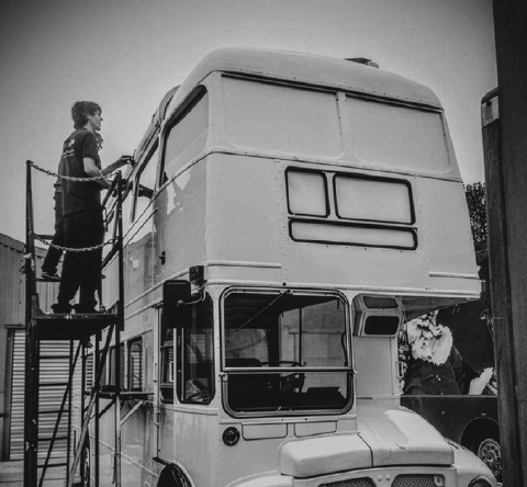 The Bus Business restoration of The Nyetimber Bus